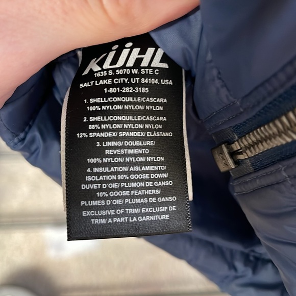 Kuhl projekt puffer jacket blue size small - Picture 9 of 16